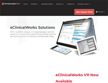 Tablet Screenshot of physicianstrust.net